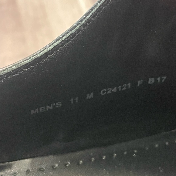 Cole Haan Black Leather Benton Cap Toe Oxford II Dress Shoes C24121 sz: US 11 M - Picture 12 of 13